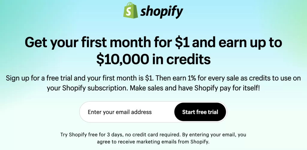 shopify subscription credits